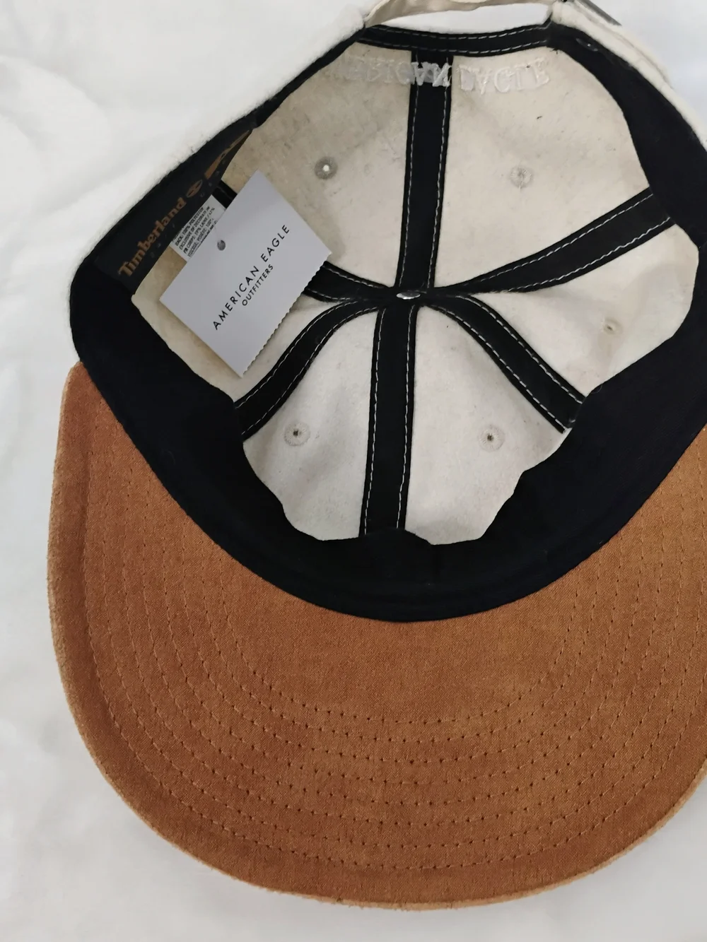 Timberland x American Eagle Icon Baseball Wool Blend Hat Cap Suede Brim NWT NEW